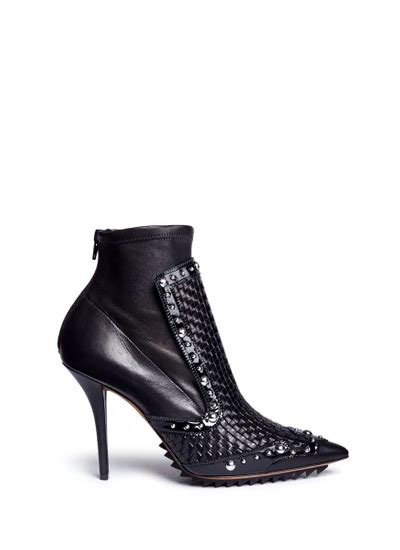 givenchy iron stretch ankle boots|Givenchy boots women.